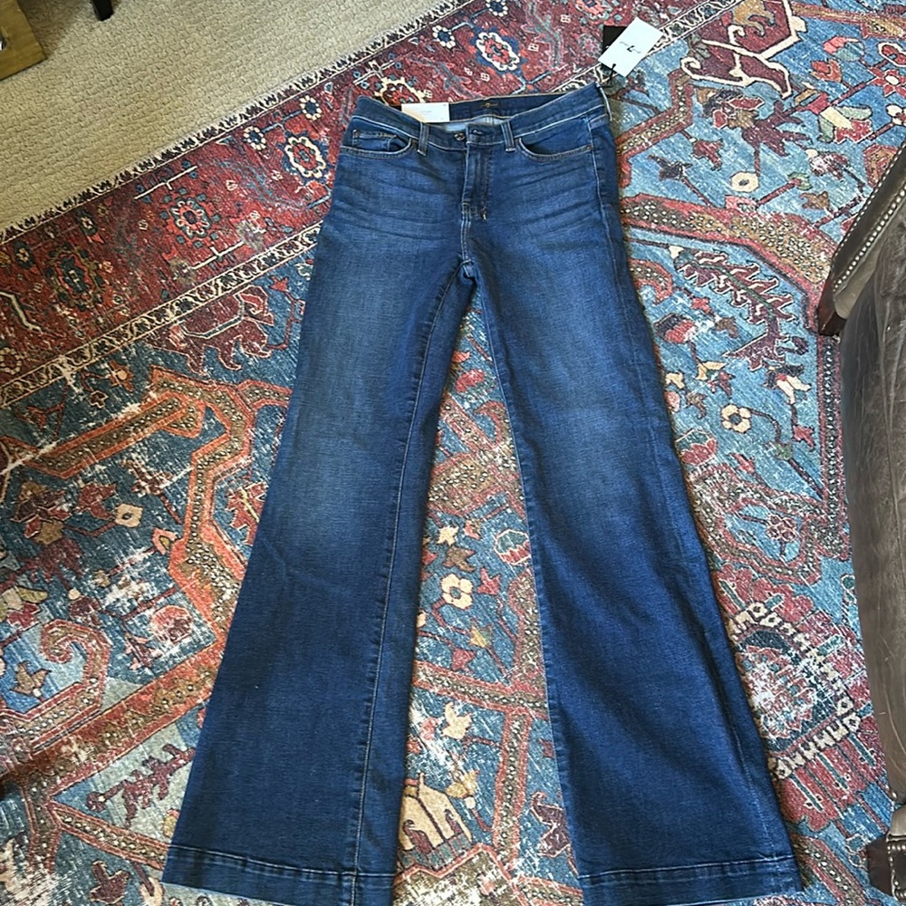 Seven for all mankind, dojo, mid rise denim
